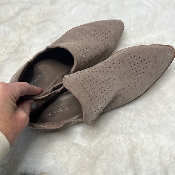 Gianni Bini Leather Suede Ankle Boots Size 11 - Picture 3 of 7